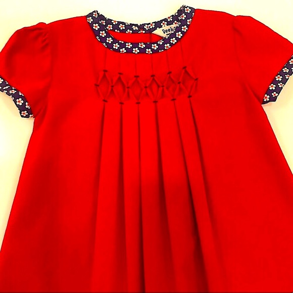 Beebay Red Corduroy Dress - Picture 4 of 5